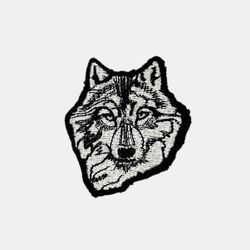 Wolf Sew On Patch  Size:  2 1/4" By 2 1/2"