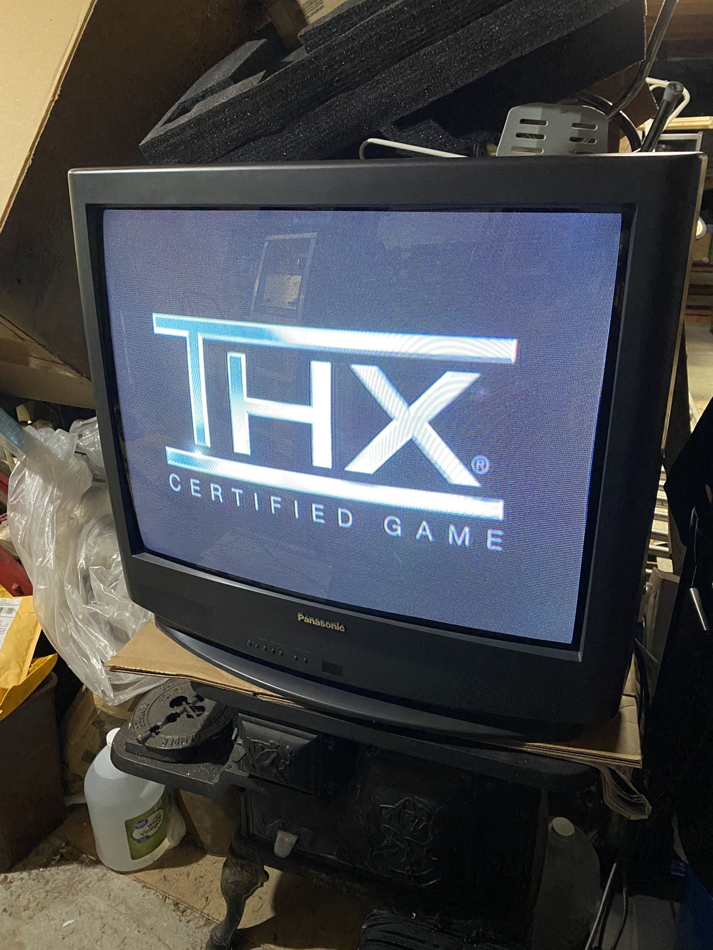 Panasonic 32 Inch Crt Tv -retro Gaming!