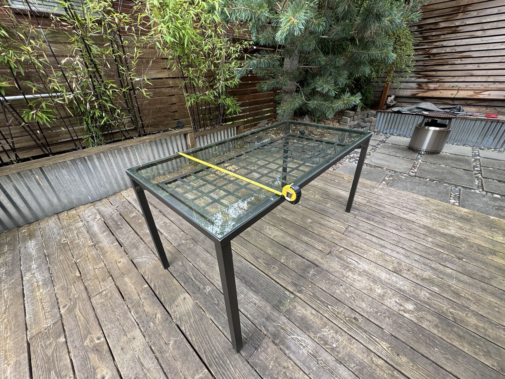 Ikea Granas Table, Glass Top