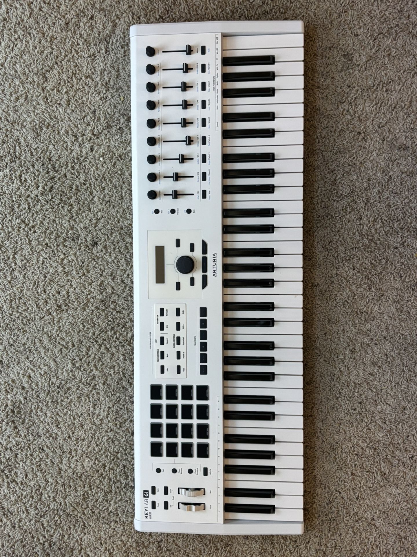 Arturia Keylab 61 mkii MIDI Keyboard Controller