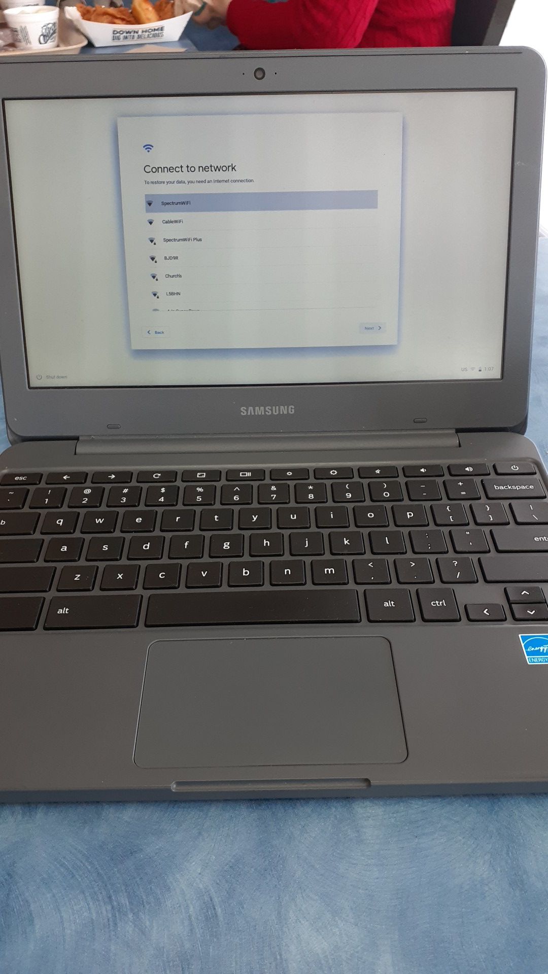 Samsung laptop chromebook