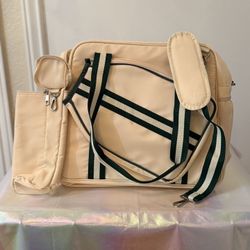 New Pickleball Tote Bag W/ Strap & Ball Bag 