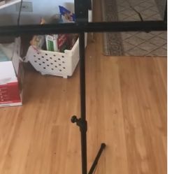 Music sheet stand with case