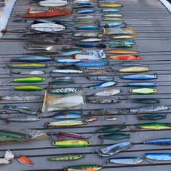 Over 100 Saltwater Fishing Iron Jig Lure's-Salas/Tady/Krocadile & more