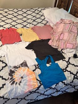 8 Women's Casual Tops Bundle - Sizes S/M (Zara, AE)