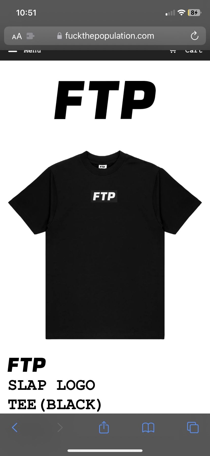 FTP Slap Logo Tee 3x