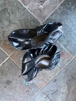 Master Bowling Shoe Covers - Black (Vinyl / Fleece Lined)