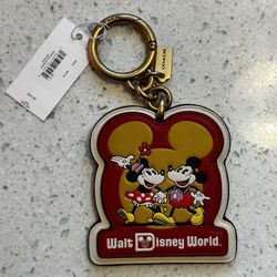 Coach Walt Disney World Keychain