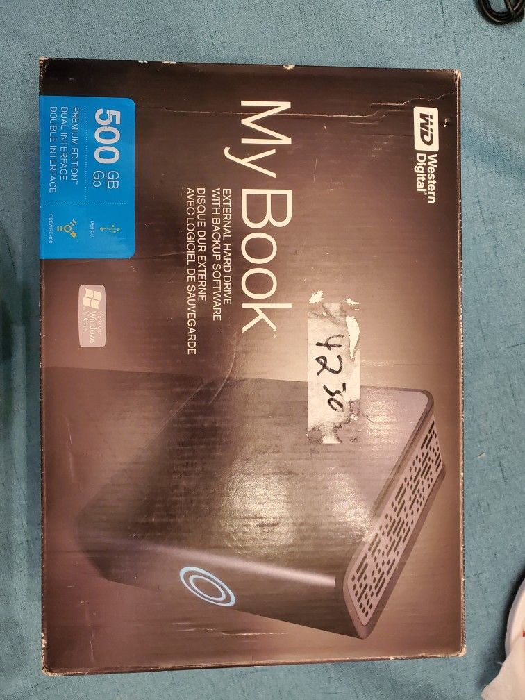 My Book 500 GB External Backup Hard Drive 500GB