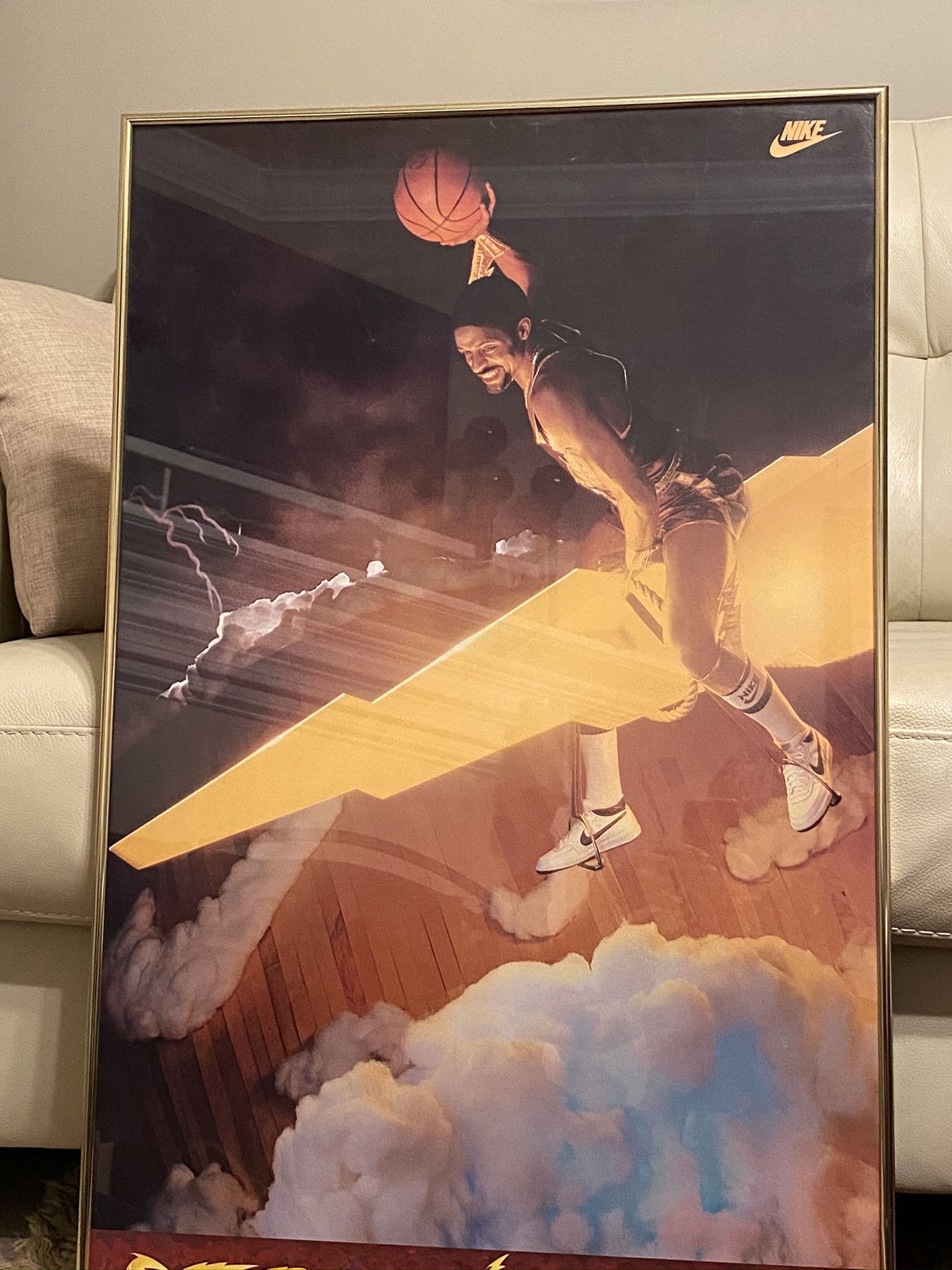 Stormin Norman framed Nike poster