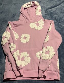 Denim Tears Cotton Wreath Hoodie Pink