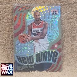 ALEXANDRE SARR 2024-25 PANINI REVOLUTION NEW WAVE INSERT #12 WIZZARDS CENTER/FORWARD