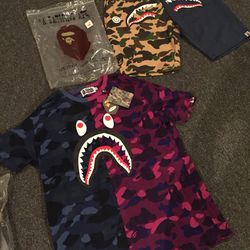 Bape t shirt New With Bag And Tags