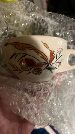 Vintage Floral Ceramic Tea Cup