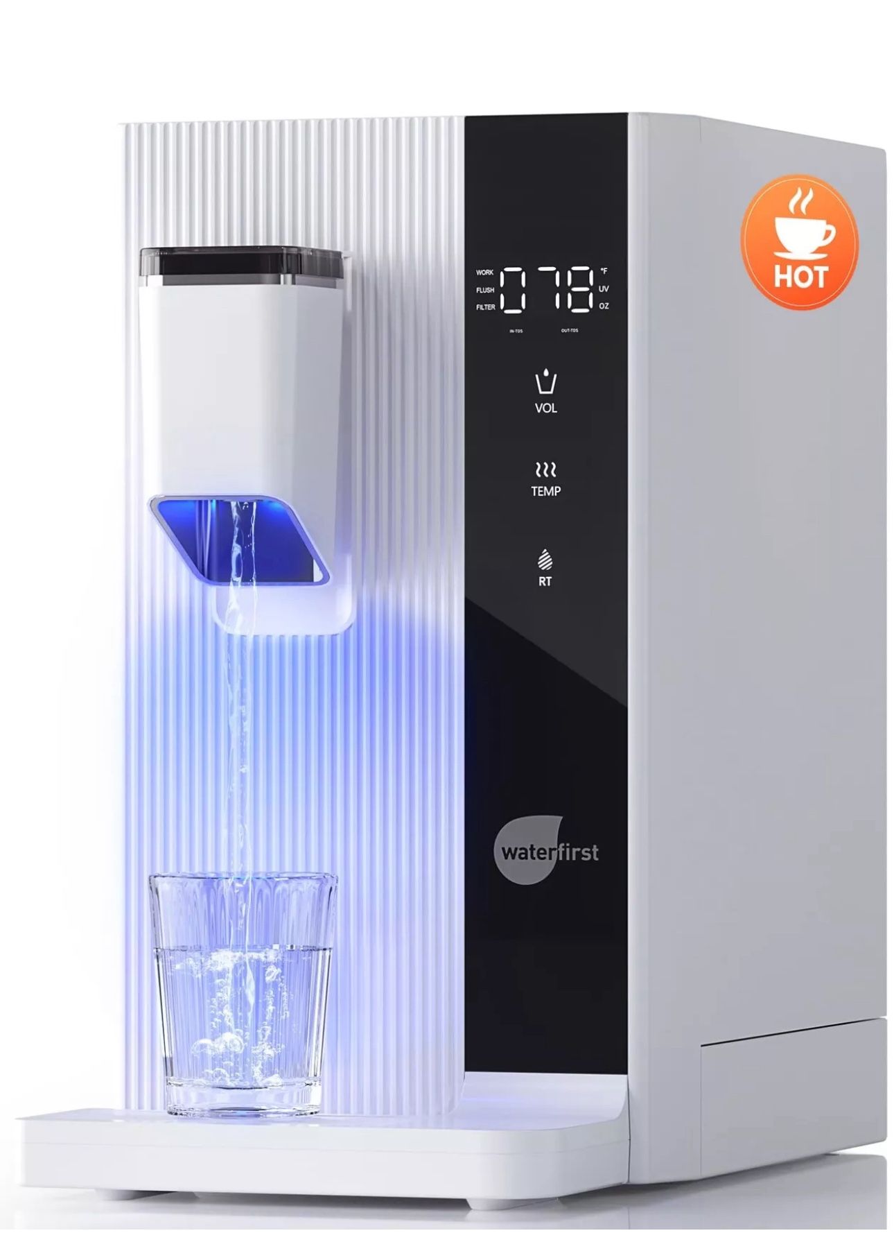 WaterFirst® Dr.Water Countertop Reverse Osmosis System, 3S Instant Heat Portable