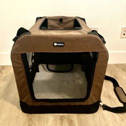 Veehoo folding soft dog crate size L