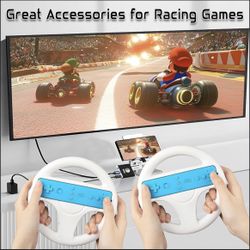Wii Racing Wheels & Gun Attachments  replacement Set