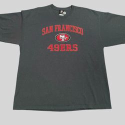 San Francisco 49ers NFL vintage 2000’s gray T shirt Size 2XL
