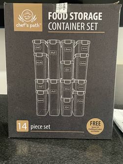 Chefs path food storage container set