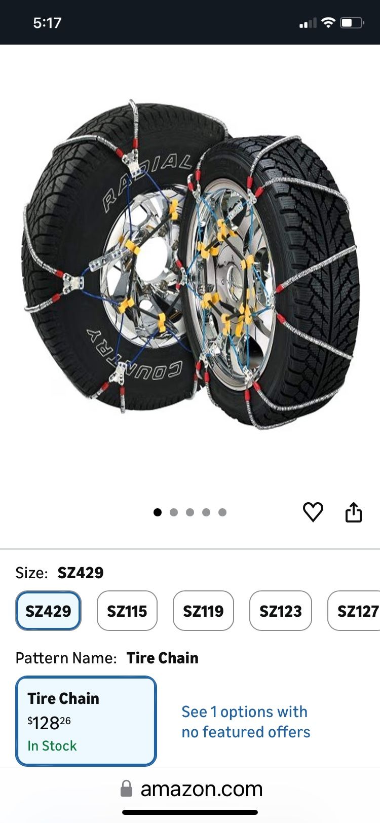 Snow Tire Cables SZ 429