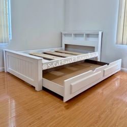 Full Bed And Trundle Frame 