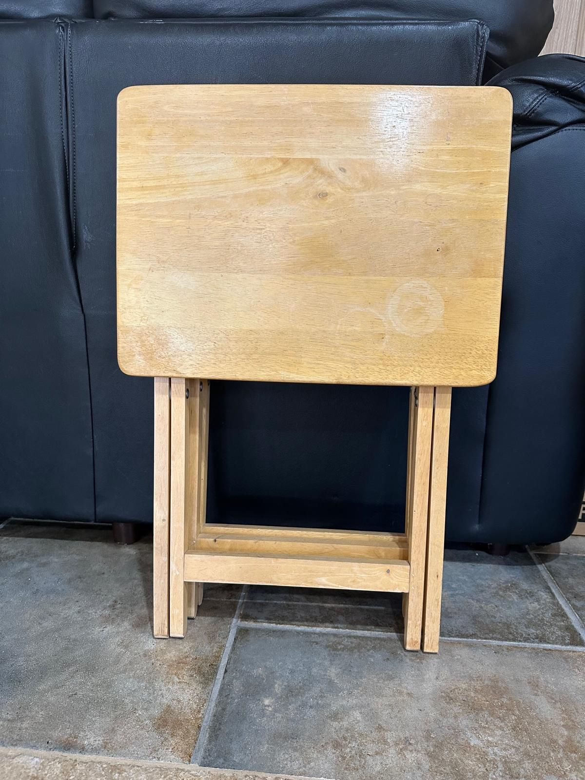 Set Of 4 TV Foldable Dinner Tables