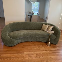 Brand New Never Used Green Velvet Sofa