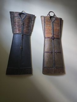 Pair of Tribal Woven Ceremonial Shields