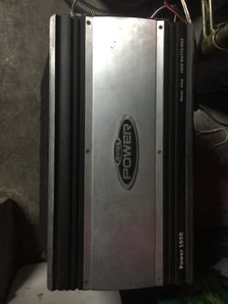 Jensen amplifier 1050 watts 2 chanels