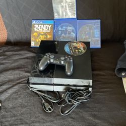 Standard PS4 with Games And Controller 
