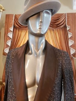 Vintage Smoking Jacket Shawl Tuxedo Dapper fashion Blazer