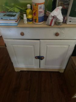 Storage with drawer and table top