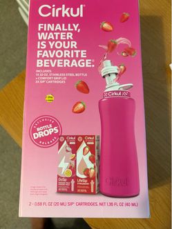 Cirkul 32 oz Starter Kit with 2 Sip Cartridges