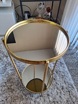 Gold Side Table