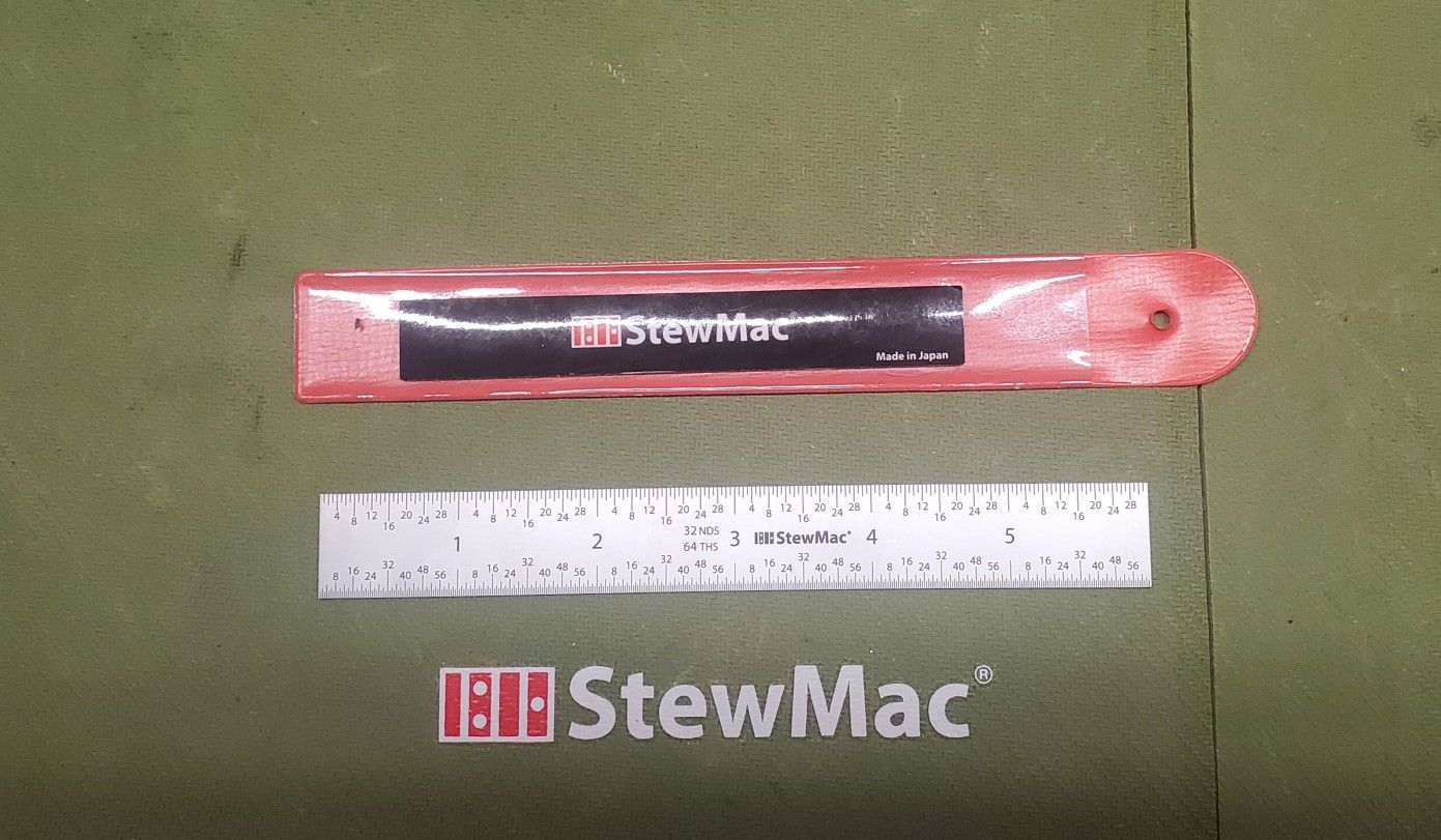StewMac 6" & 12" Shop Ruler Set - Luthier Guitar Repair Tool
