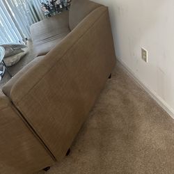 Brown Color Sofa 3pieces