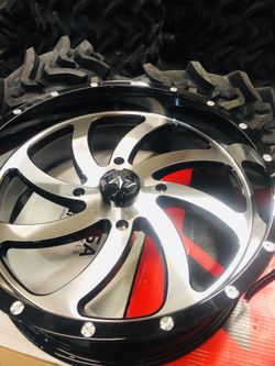 Atv UTV 20” wheels 33 tires Polaris