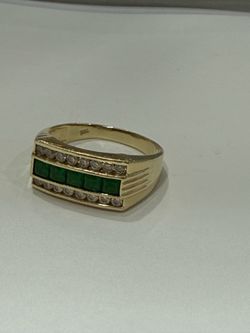 10k Men’s stone ring