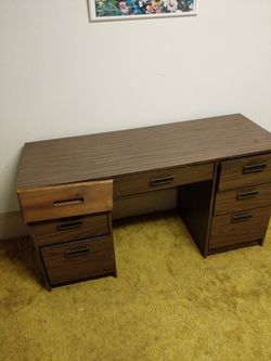 Desk and chair