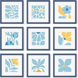 12 x 12 Picture Frames Set of 9