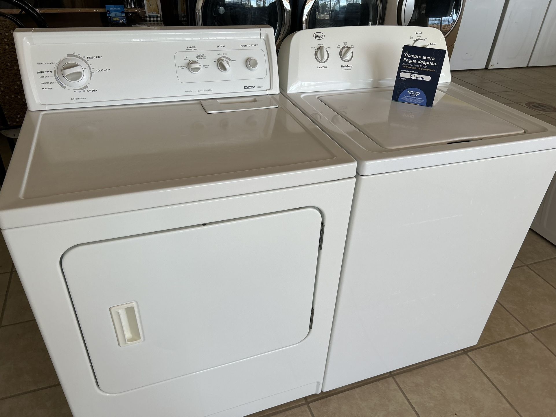 Kenmore Washer And Electric Dryer