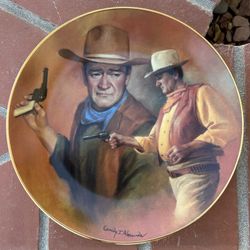 John Wayne Collectors Plate 
