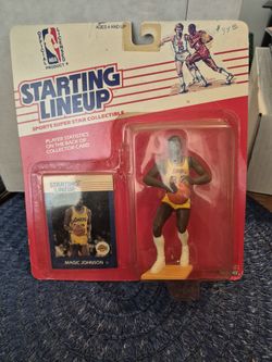 Magic Johnson's starting lineup rookie 