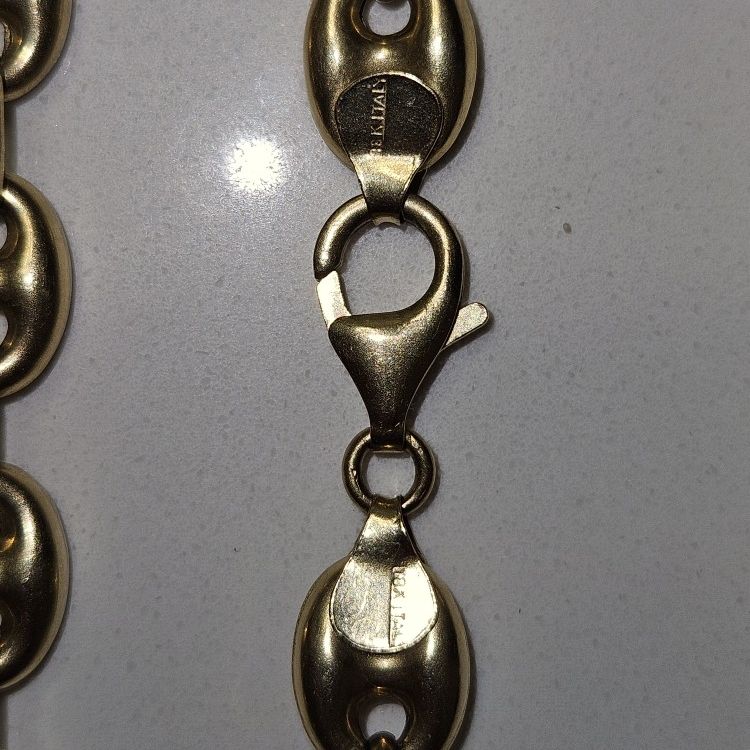 Chain Gold 18K Italy Mod Gucci