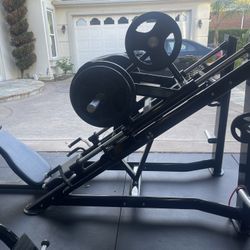 Squat press gym equipment 