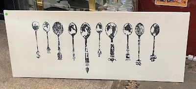 #EH63112 Spoon Canvas Print 55x22 by Ikea