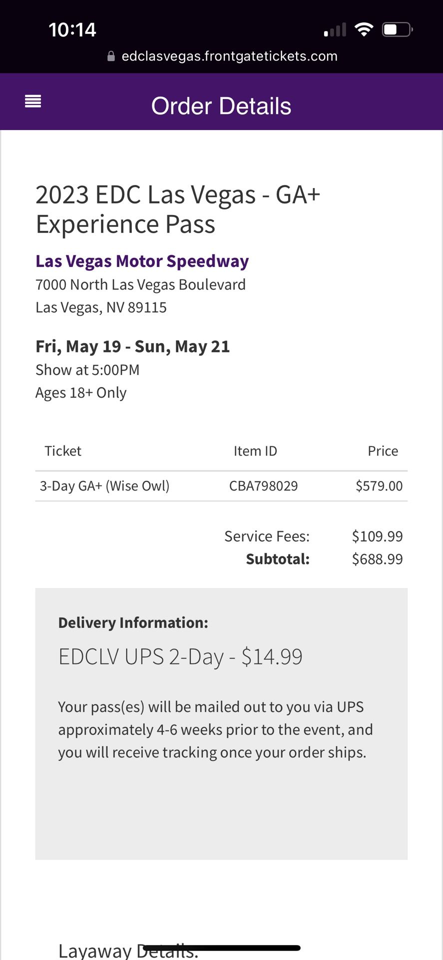 Edc Las Vegas Tickets