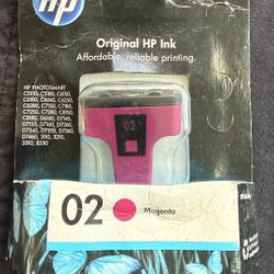 HP 02 Magenta Ink 