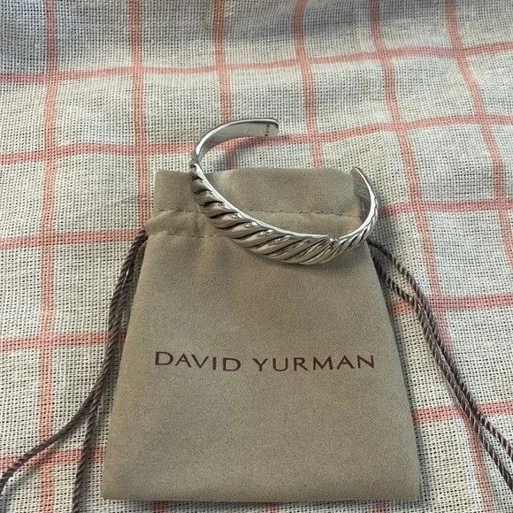 David Yurman Sterling Silver Soulpted Catle Contour Bracelet