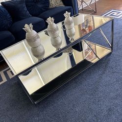 3 Pc Mirror End Tables